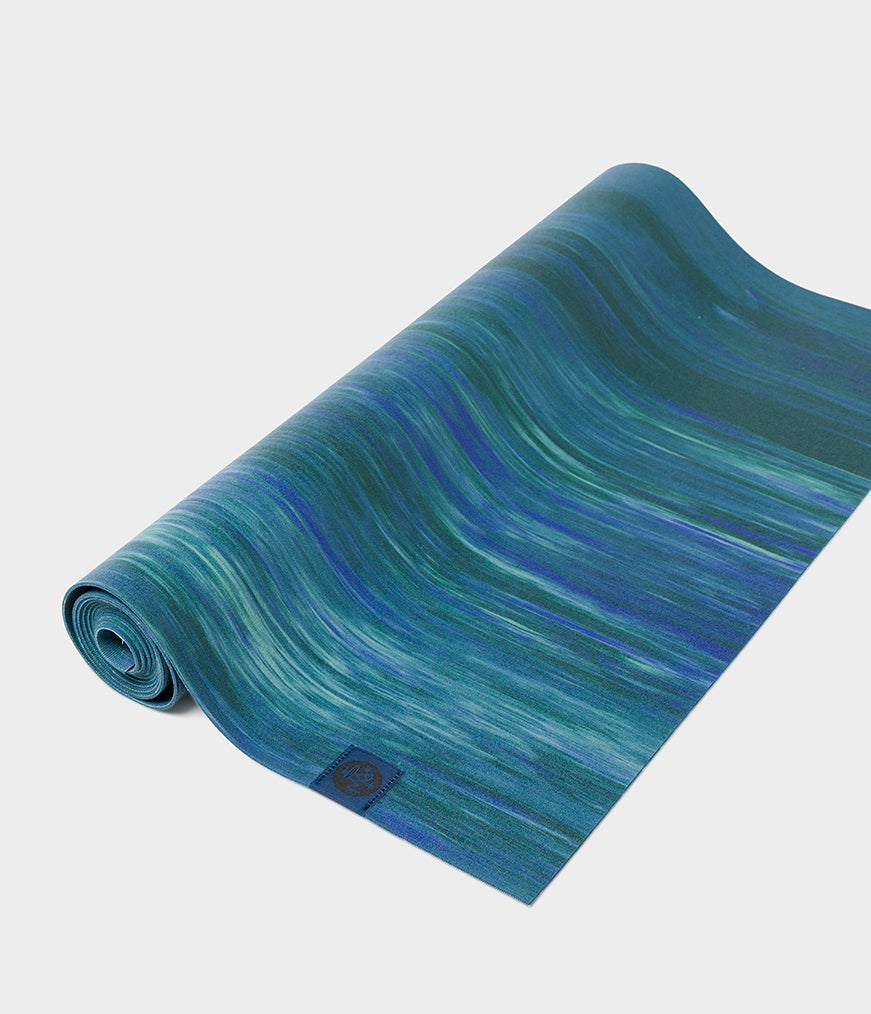 eKO® Superlite Travel Yoga Mat 1.5mm MANDUKA MANDUKA Blue Toad Marble Standard 71" (180cm) 