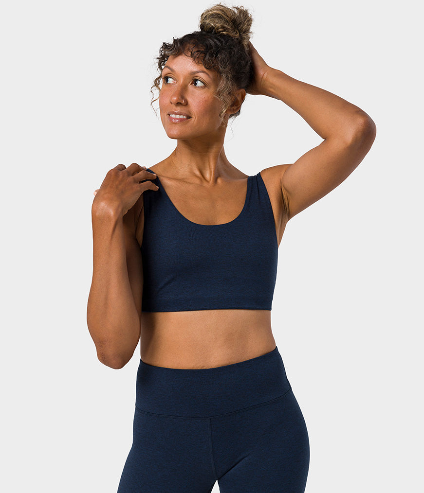 W Dhara Bra MANDUKA MANDUKA Midnight Heather XS 