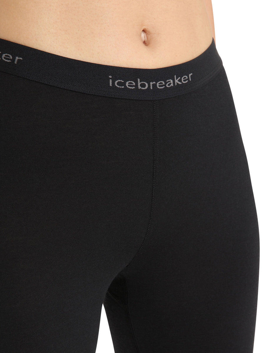 W 200 Oasis Leggings Black ICEBREAKER ICEBREAKER   