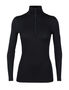 W Oasis LS Half Zip - Black ICEBREAKER ICEBREAKER   