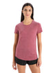 W Sphere II SS Tee Cherry Heather ICEBREAKER ICEBREAKER   