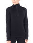 W 260 Tech LS Half Zip Black ICEBREAKER ICEBREAKER   