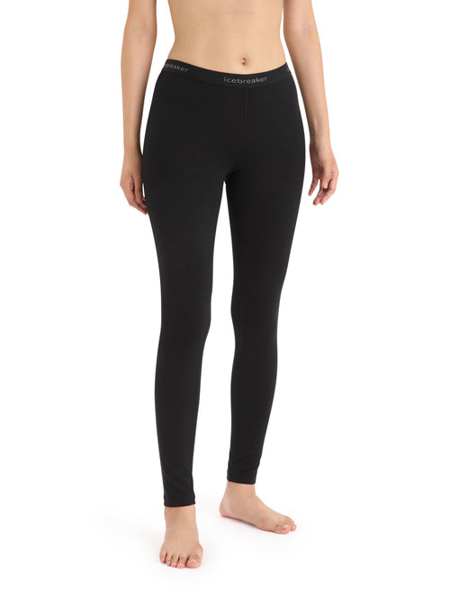 W 200 Oasis Leggings Black ICEBREAKER ICEBREAKER   